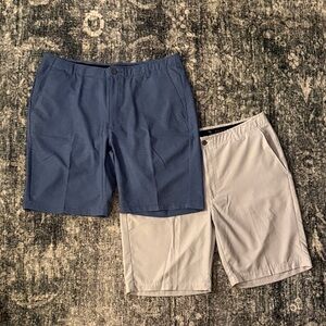 Pebble Beach Men's Blue and Gray Shorts